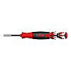 Wiha Schraubendreher mit Bit Magazin LiftUp 25 magnetisch gemischt mit 12 Bits, 1/4"