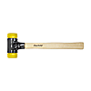 Wiha Schonhammer Safety mittelhart/mittelhart mit Hickory-Holzstiel, Rund-Schlagkopf