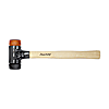 Wiha Schonhammer Safety mittelweich/ hart mit Hickory-Holzstiel, Rund-Schlagkopf