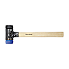 Wiha Schonhammer Safety weich/mittelweich mit Hickory-Holzstiel, Rund-Schlagkopf