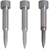 Pilot pins for stripper plate / cylindrical head / stepped / conical parabolic tip / lapped / solid carbide / TiCN