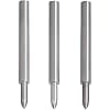Pilot pins / without head / stepped / immersion length selectable / parabolic tip / solid carbide / TiCN