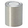 Pot magnets / internal thread / steel / chemically nickel-plated / NdFe