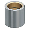 Sliding guide bushes with collar for stripper plates / oil grooves / h4 / insert sleeve / steel-copper
