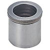 Sliding guide bushes with collar for stripper plates / oil grooves / clamping sleeve / grey cast iron