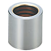 Sliding guide bushes for stripper plates / oil grooves / clamping sleeve / steel-copper / maintenance-free