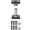 Slide posts for die sets with guide bearing and holder / maintenance-free