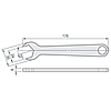 Open-end spanner for proximity switch