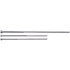 Ejecteurs tubulaires / tête cylindrique / acier à outils / nitruré / rétreint / diamètre de la pointe configurable