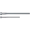 Flat ejector pins / head shape selectable / HSS / short shaft / dimensions configurable / large version