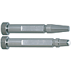 Perni con nucleo sagomato / cilindrici / HSS, acciaio per utensili / d, L 0,01 mm / a gradini / sfiato del gas / forma della faccia selezionabile