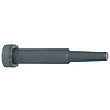 Tiges noyau pour contour / cylindriques / acier à outils / D,L 0,01mm / forme de face conique au choix / TiN