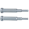 Contour core pins / cylindrical / HSS, tool steel / L 0.01mm / double stepped / face form selectable