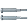 Contour core pins / cylindrical / HSS, tool steel / D 0.005, L 0.01mm / double stepped / face shape selectable