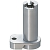 Flow control valve for plastic injection moulding / dimensions configurable