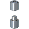 Unità di centraggio / rotonde / acciaio per utensili / montaggio esterno / singolo, set