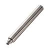 Linearwellen / Stahl, rostfreier Stahl / blank, LTBC / induktiv gehärtet / g6 / Schlüsselfläche / einseitig abgesetzt / Innengewinde