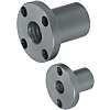 plain bearing bushes with flange / steel