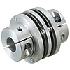 Servo couplings / hub clamping, key optional / 1 disc, 2 discs: steel / body: aluminium, Ø32-63