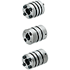Servo-Kupplungen / CPSWS / Korpus: Aluminium, Stahl, Ø 40 / 1 Scheibe, 2 Scheiben: Stahl / Gewindestiftklemmung, Spannsatz, Passfeder