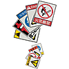 Caution / Warning / Danger Mark Stickers