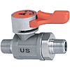 Compact Ball Valves / Stainless Steel / PT Male / PT Male