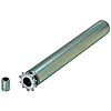 Tragrollen für Rollenbahnen / HROSSP / Stahl / feuerverzinkt und chromatiert / Metallmantel / 2-fach Lagerung / zylindrisch / Kettenrad für CHE40