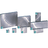 Plaques métalliques / surface fraisée, polie à plat / AxBxT configurable / en 1.4401 Equiv.