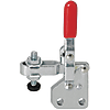 Toggle Clamp, Vertical Type, Straight Base, Clamp Bolt Adjustable, Clamping Force 441 N