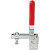 Toggle Clamp, Vertical Type, Straight Base, Clamp Bolt Adjustable, Clamping Force 1,960 N
