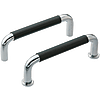 Round Handles With Rubber / Tapped