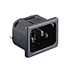 IEC connector PX Series (mains connectors) PX Plug, vertical mount