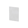 Mounting Plate (Housing), Prepunched, Stainless Steel 1.4301 (304), Untreated, Silver