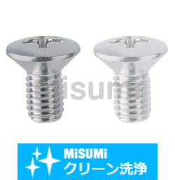 【クリーン洗浄品】十字穴付丸皿小ねじ-単品・小箱-