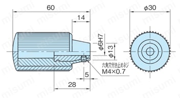 ナールド グリップ ソフト （KG60SOFT） 外形図