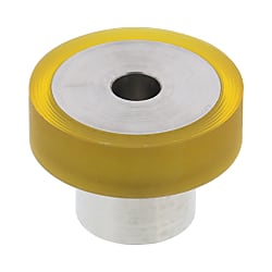 Urethane Rollers - with Collars - Set Screw Hole UMHSH25-8
