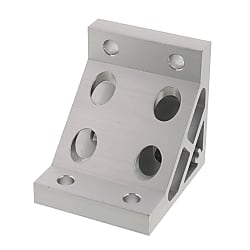 8 Series (Groove Width 10 mm) - for 2-Row Grooves - Extruded Extra Thick Bracket, 8-Mounting Hole Type NBLUDW8-SSU
