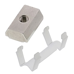 Post-Assembly Nut and Stopper Set - For 6 Series (Slot Width 8 mm) Aluminum Frame HNTATSN6-5