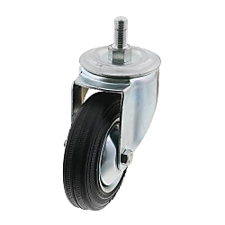 Screw-In Casters - Medium Load - Wheel Material: Rubber - Swivel Type C-CTMJ100-R