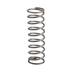 Round Wire Coil Springs, Defection O.D. Referenced, Stainless Steel, Light Load