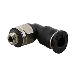 For General Piping, Mini-Type Tube Fitting, Elbow PL1/4-M5M