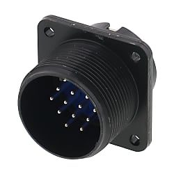 D/MS (D190) Series - Round, Drip-Proof/Waterproof Connectors D/MS3100A14S-7PW(D263)