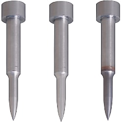 Carbide Pilot Punches for Fixing to Stripper Plates  Tip R and Taper Combined Type, Minus Head tolerance, Normal, Lapping, TiCN Coating