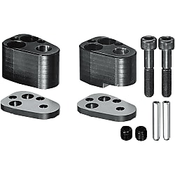 Heavy Duty End Retainer Sets for High-Tensile Steel, for NC Machining, Punches with Locating Dowel Holes HDPFR16