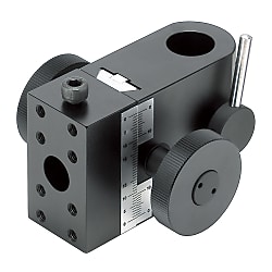 [High Precision] Dovetail Slide, Post Mounted - 1 Axis Slide with Crossed Mounting Bores