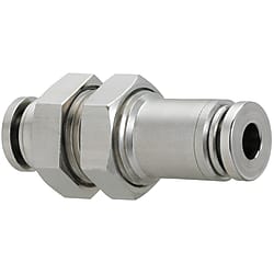 All Stainless Steel One-Touch Couplings - Bulkhead Unions MLBULSS4