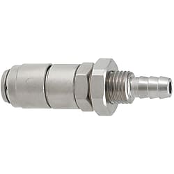 Air Couplers/Miniature/Socket/Panel Mounting Tube Connector