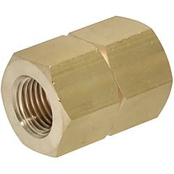 低壓用栓入接頭　黃銅型　異徑六角管接頭 SJSFSD13
