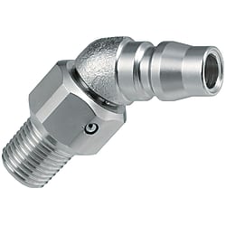 Air Couplers - Plugs - Standard Type - Male Threaded (Rotary Type)