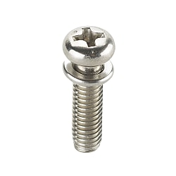 Cross-Head Pan Head Screw With Captive Washer - Single Item / Small Box, SW Built-in WSETS6-20